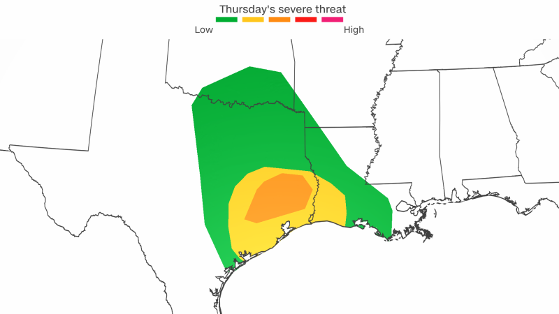 Texas weather: Potential tornadoes and damaging storms target state, including Houston area