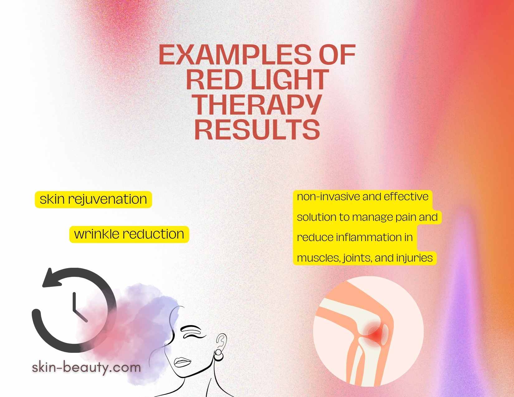 Before and After Effects of Red Light Therapy: A Comprehensive Review