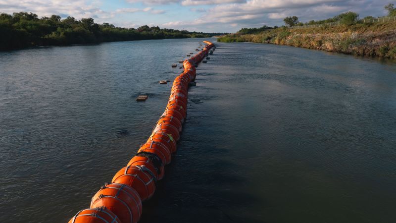 Federal appeals court orders Texas to remove controversial border buoys from Rio Grande
